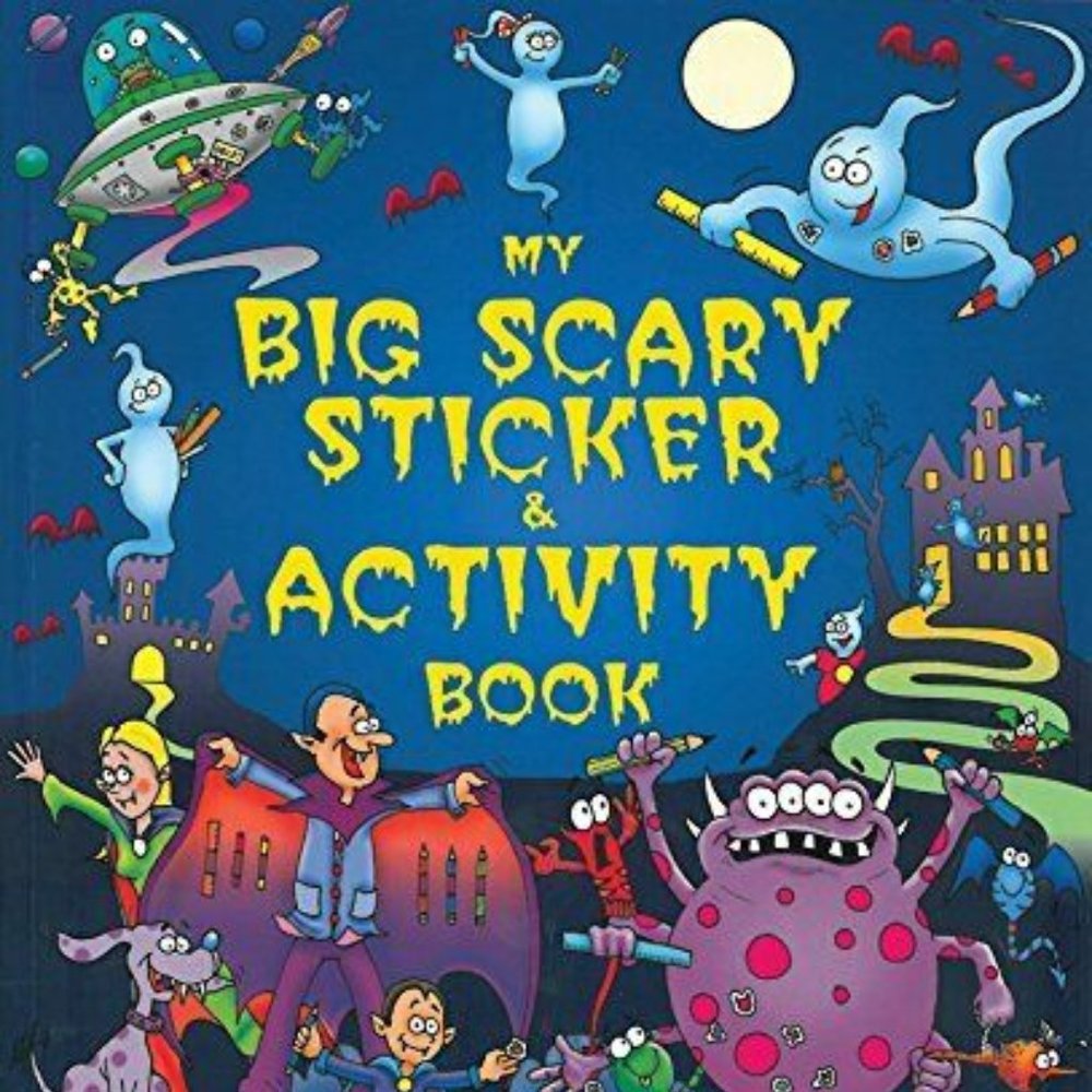 My Big Scary Sticker & Activity Book Over 150 Stickers and Press-Out Models NEW